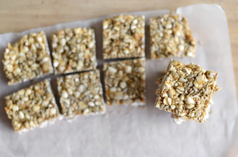 tahini honey bars dairy nut gluten free