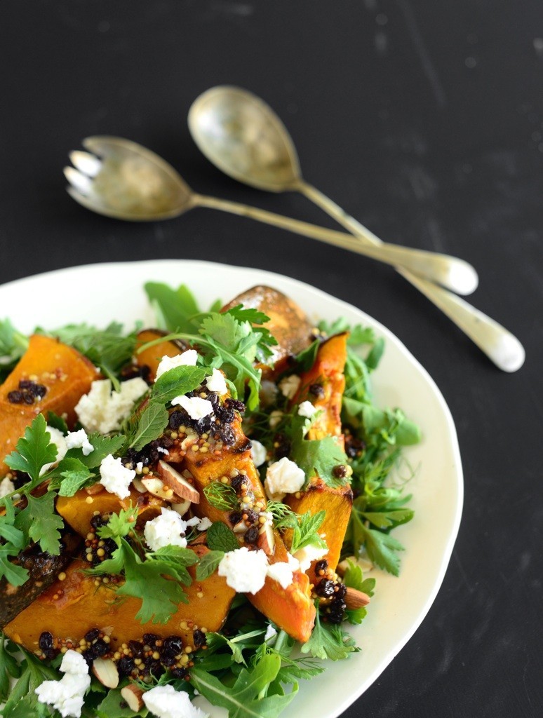 roast pumpkin salad gluten free